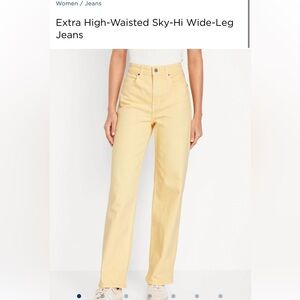 NEW Butter Yellow Jeans- 4